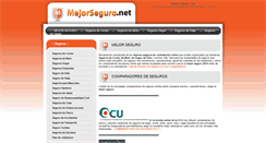 Desktop Screenshot of mejorseguro.net