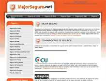 Tablet Screenshot of mejorseguro.net